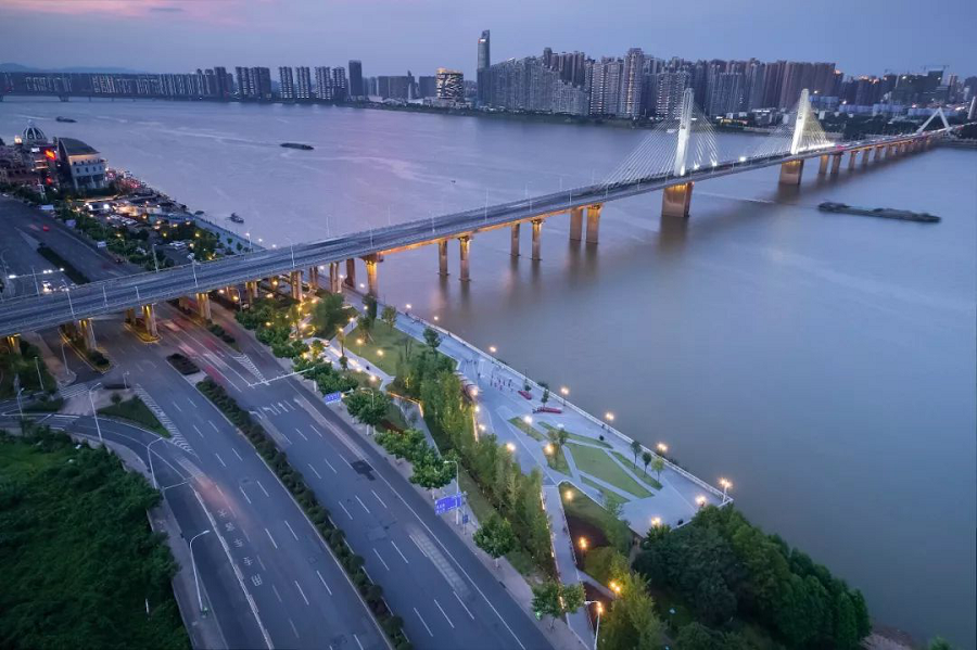 湘江西岸夜景 湘江西岸夜景